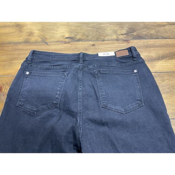 Judy Blue Jeans Womens 15/32 Black Distressed Leopard Patch Mid-Rise Skinny NWT - Picture 7 of 11